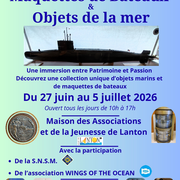 Exposition de maquettes de bateaux & objets de la mer
