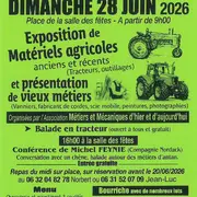 Exposition de matériels agricoles et vieux métiers