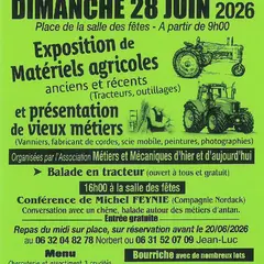 Exposition de matériels agricoles et vieux métiers