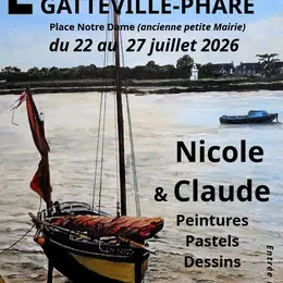 Exposition de Nicole et Claude : Peintures, aquarelles, dessins...