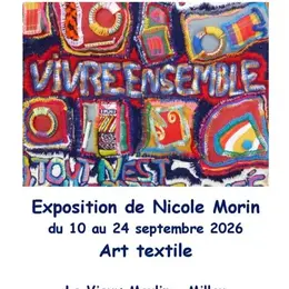 Exposition de Nicole Morin  Broder l'avenir - Vieux Moulin