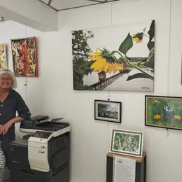 Exposition de Nikôl à l'office de tourisme de Saint Cyprien