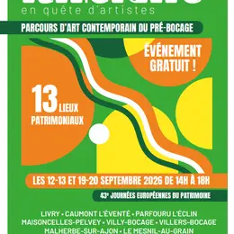 Exposition de Patrick Thomé pour Itinéraire en quête d'artiste à Villy-Bocage