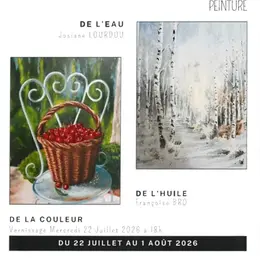 Exposition de peinture de Josiane Lourdou et de Françoise Bro - Galerie du 11 rue de la Capelle