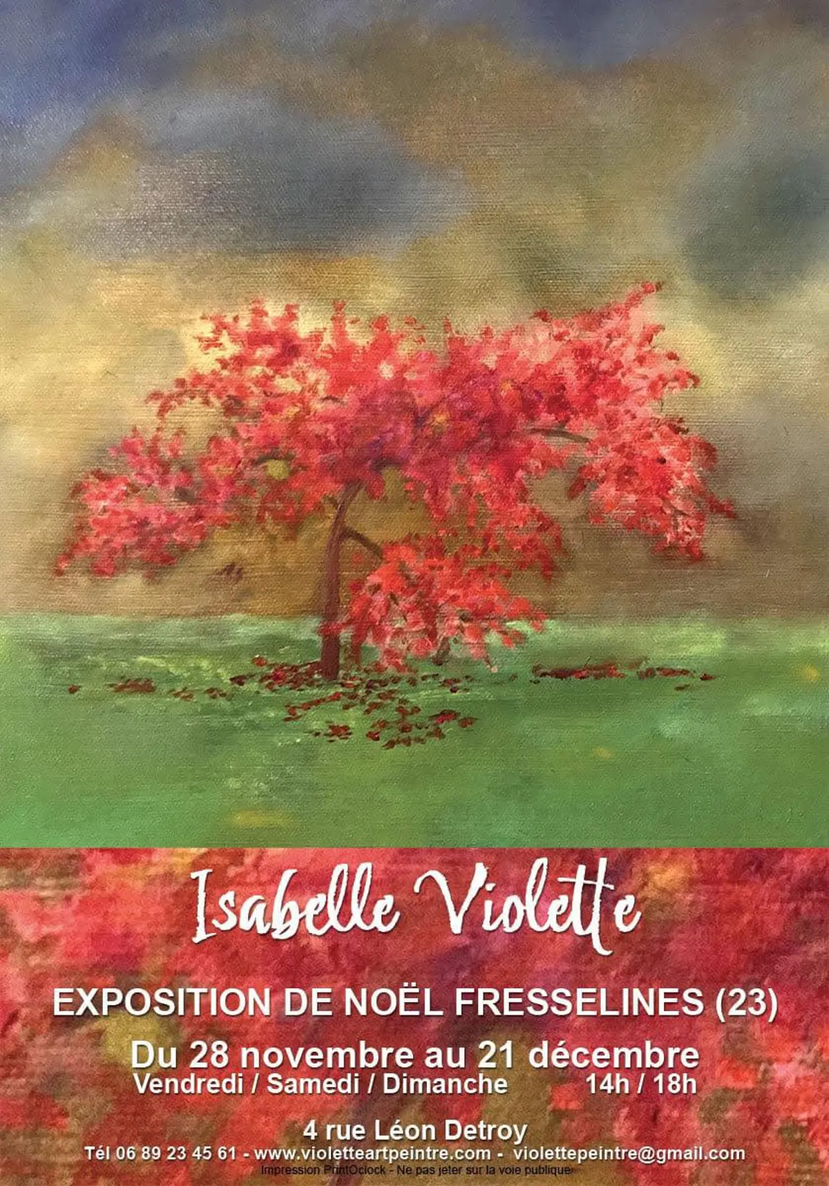 Exposition de peinture Isabelle Violette