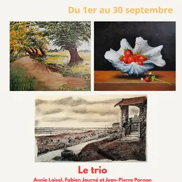 Exposition de peinture Le Trio