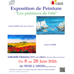 Exposition de peinture,  les prémices de l'été 