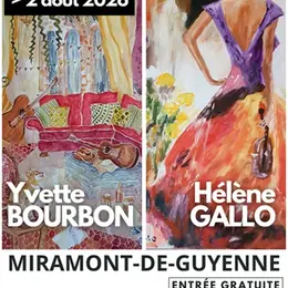 Exposition de peinture Yvette Bourbon et Hélène Gallo