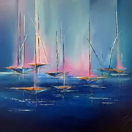 Exposition de peintures à l’acrylique, à l'huile et techniques mixtes