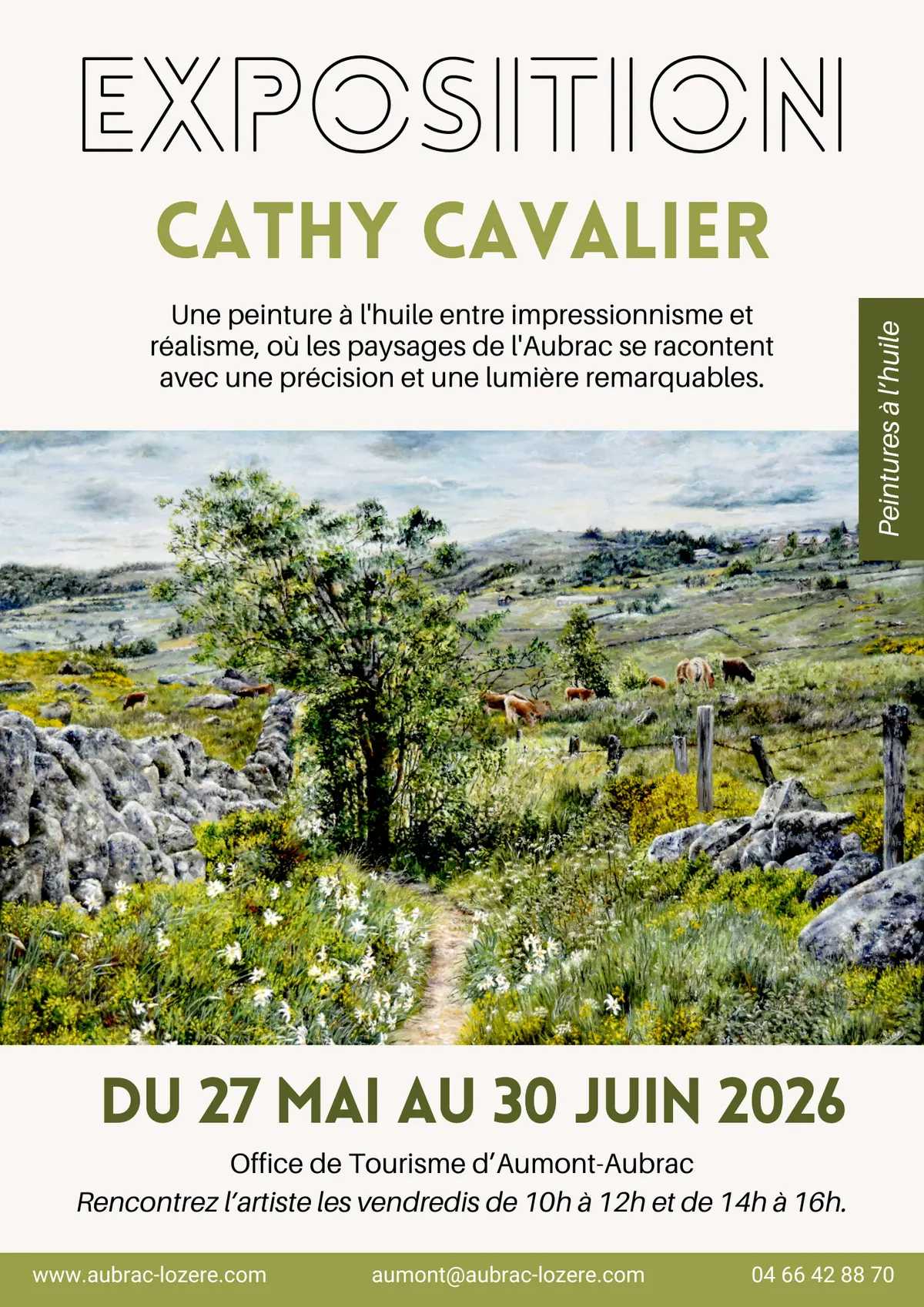 Exposition De Peintures à L'Huile