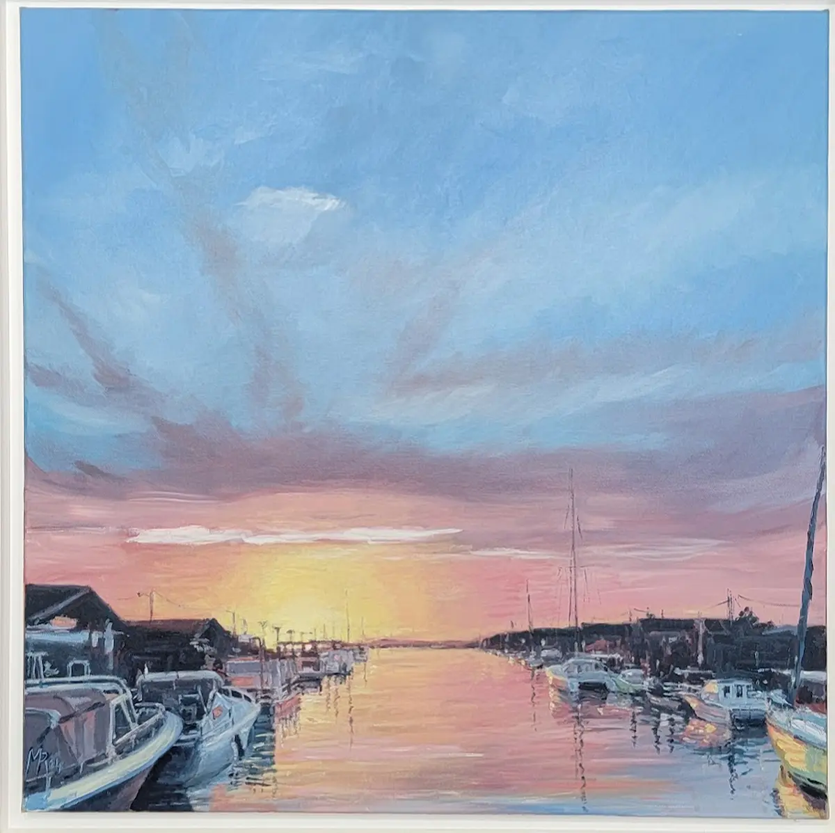 Exposition de peintures à l'huile & aquarelles & encres