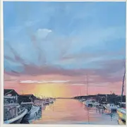 Exposition de peintures à l'huile & aquarelles & encres