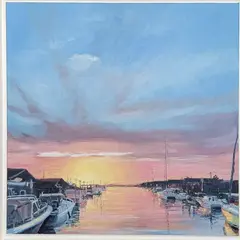 Exposition de peintures à l'huile & aquarelles & encres