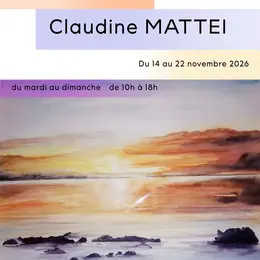 Exposition de peintures de Claudine Mattei