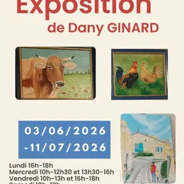 Exposition de peintures de Dany Ginard