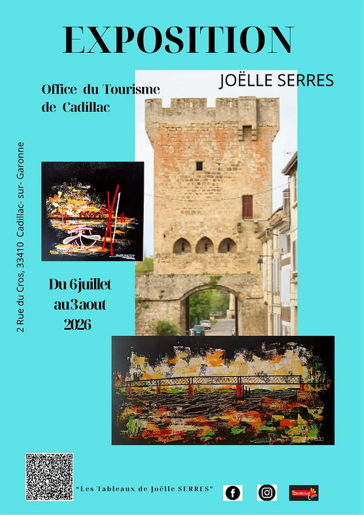 Exposition de peintures de Joëlle Serres