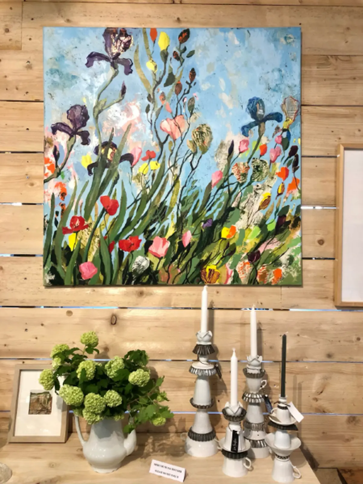 Exposition de peintures et d'assemblages