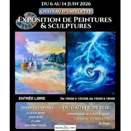 Exposition de peintures et de sculptures