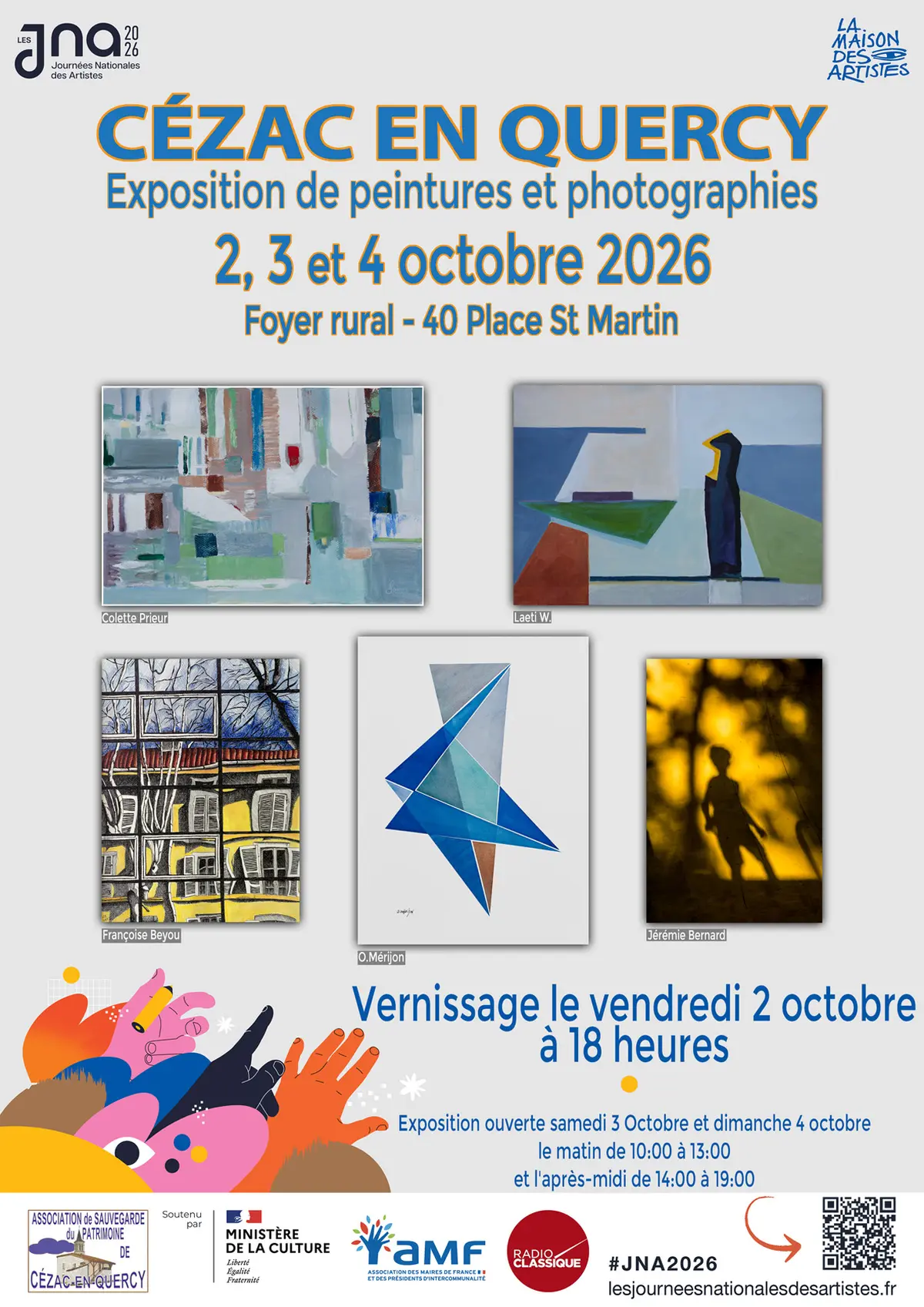 Exposition de peintures et photographies