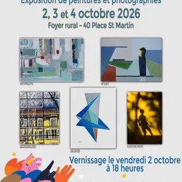 Exposition de peintures et photographies
