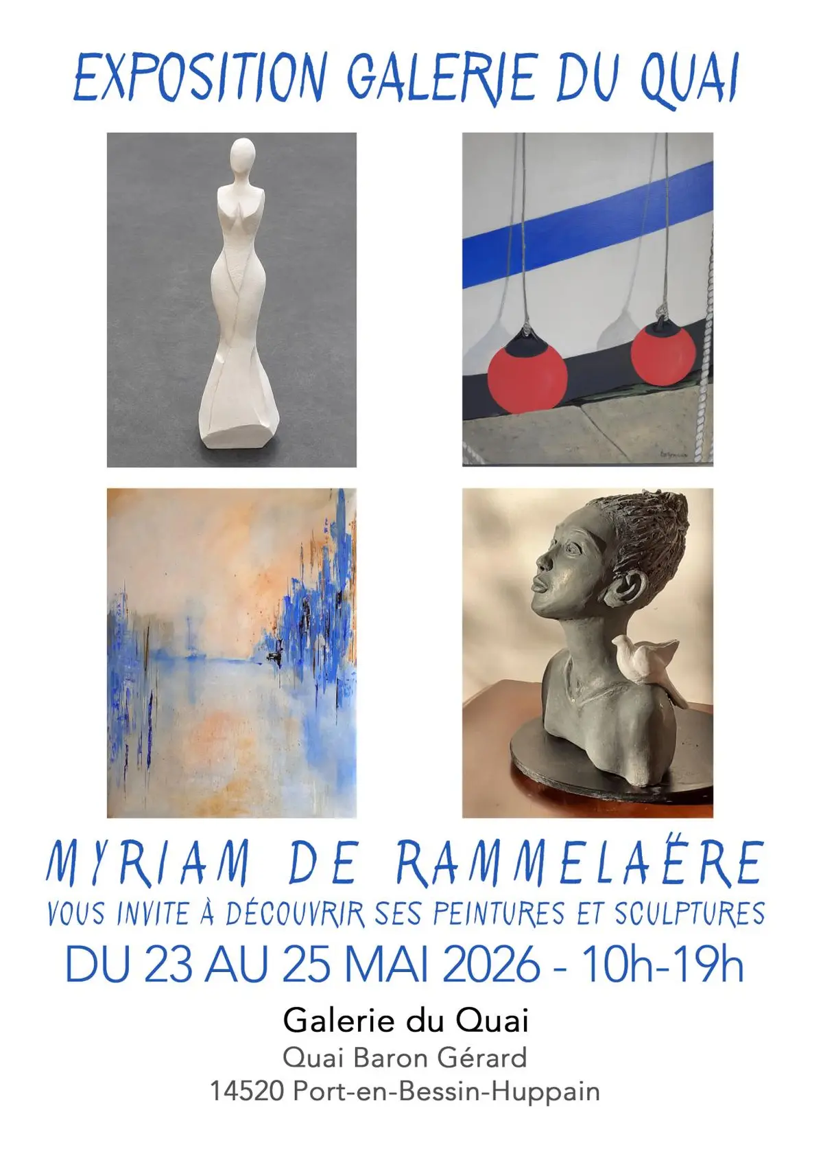 Exposition de peintures et sculptures