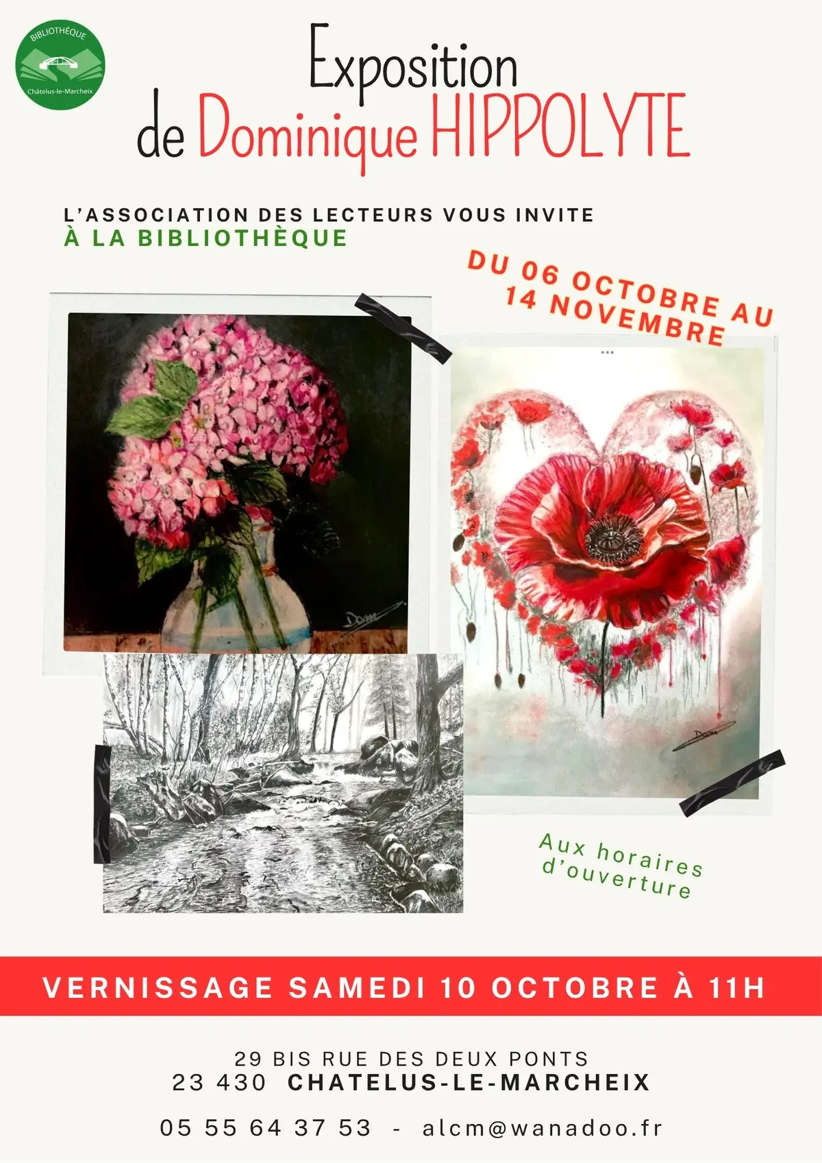 Exposition de Peintures HIPPOLYTE Dominique