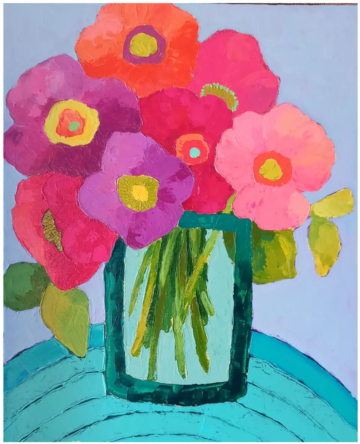 Exposition de peintures - Le monde d'Emmanuelle Léger