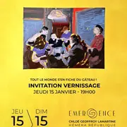 Exposition de peintures par Chloé Geoffroy Lamartine