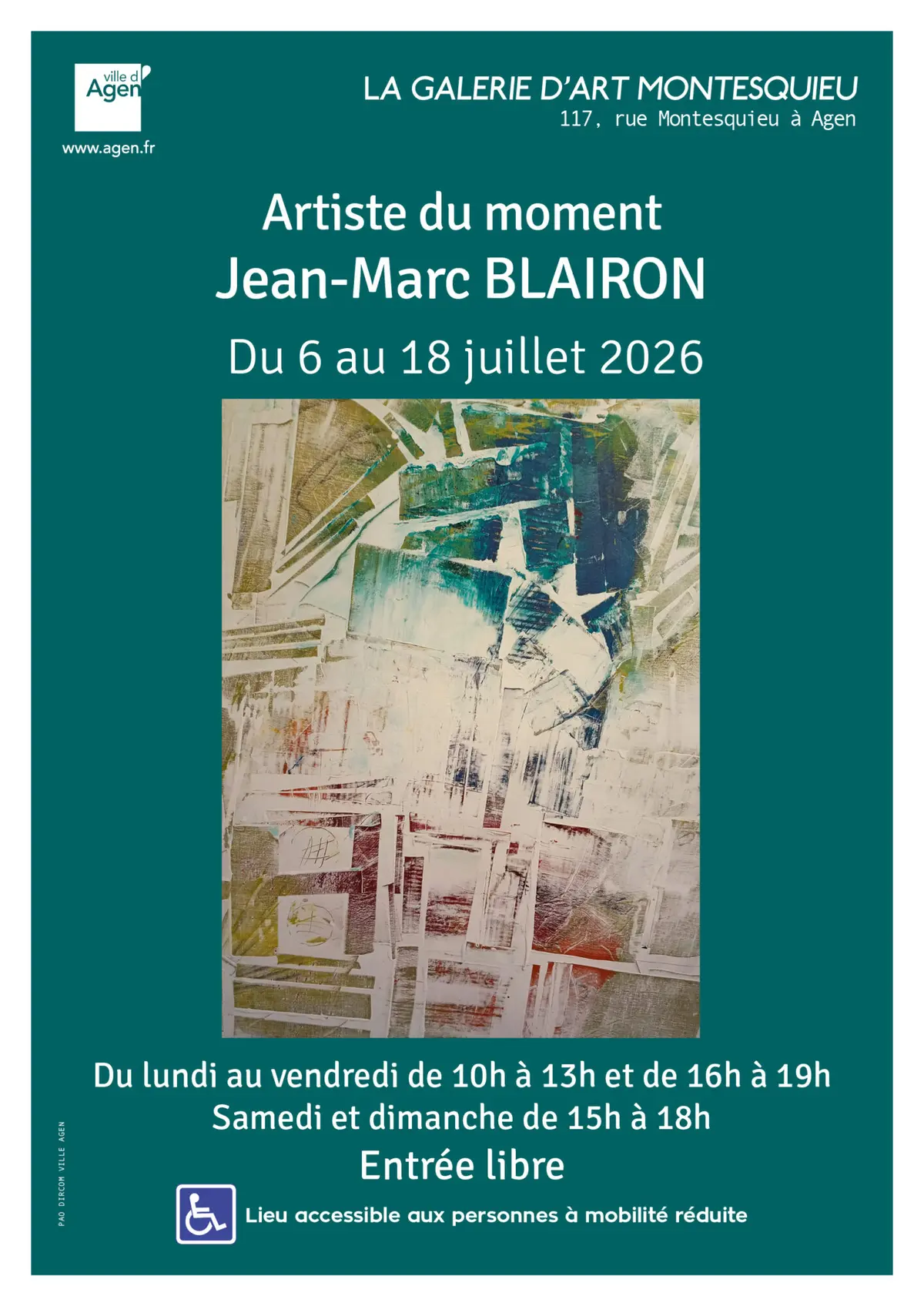 Exposition de peintures par Jean-Marc Blairon