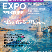 Exposition de peintures par l'association Sirènes les arts marins