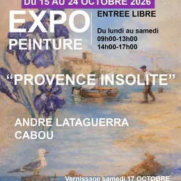 Exposition de peintures Provence insolite