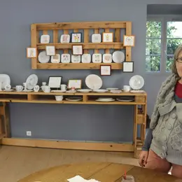 Exposition de peintures sur porcelaines et faïences