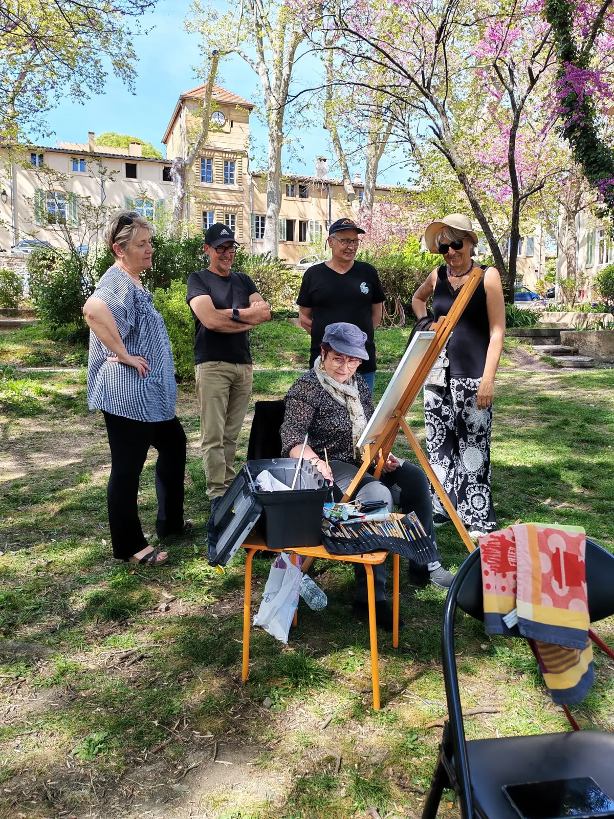 Exposition De Peintures Sur Villeneuvette