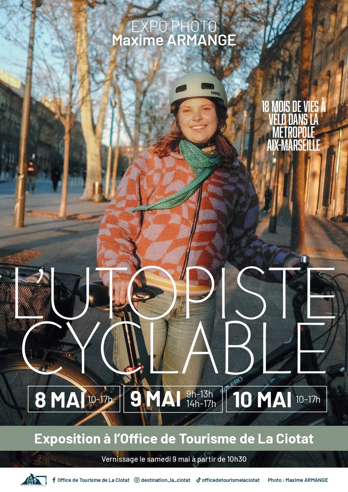 Exposition de photographies L'utopiste cyclable par Maxime ARMAGNAN
