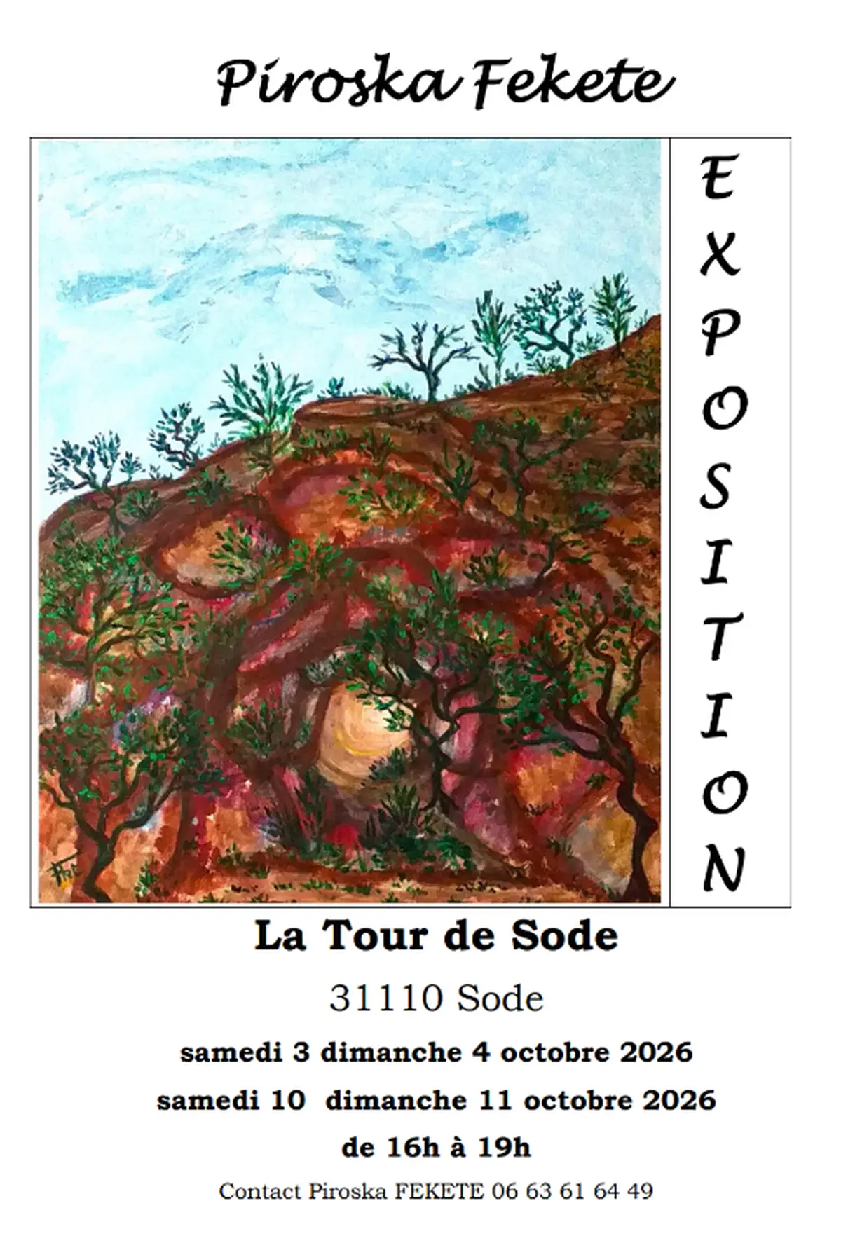 Exposition De Piroska Fekete