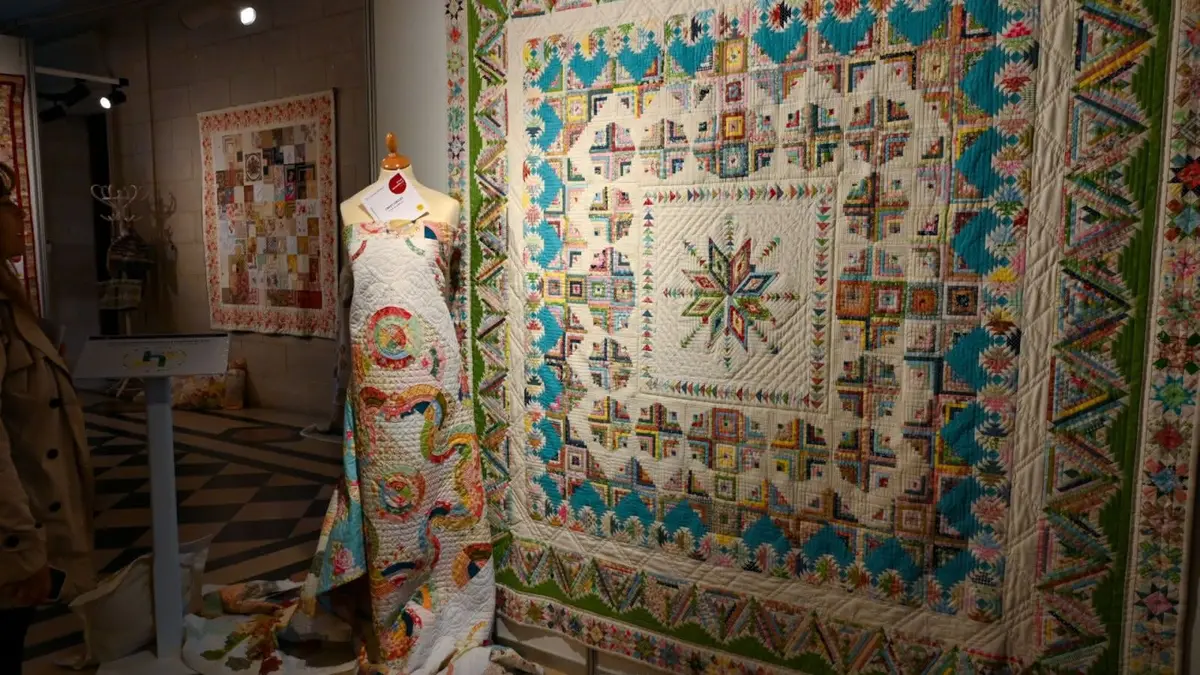 Exposition de quilts du Carrefour Européen du Patchwork en tournée mondiale jusqu'au Conseil de l'Europe à Strasbourg