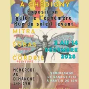 Exposition de sculpture, dessin et peinture