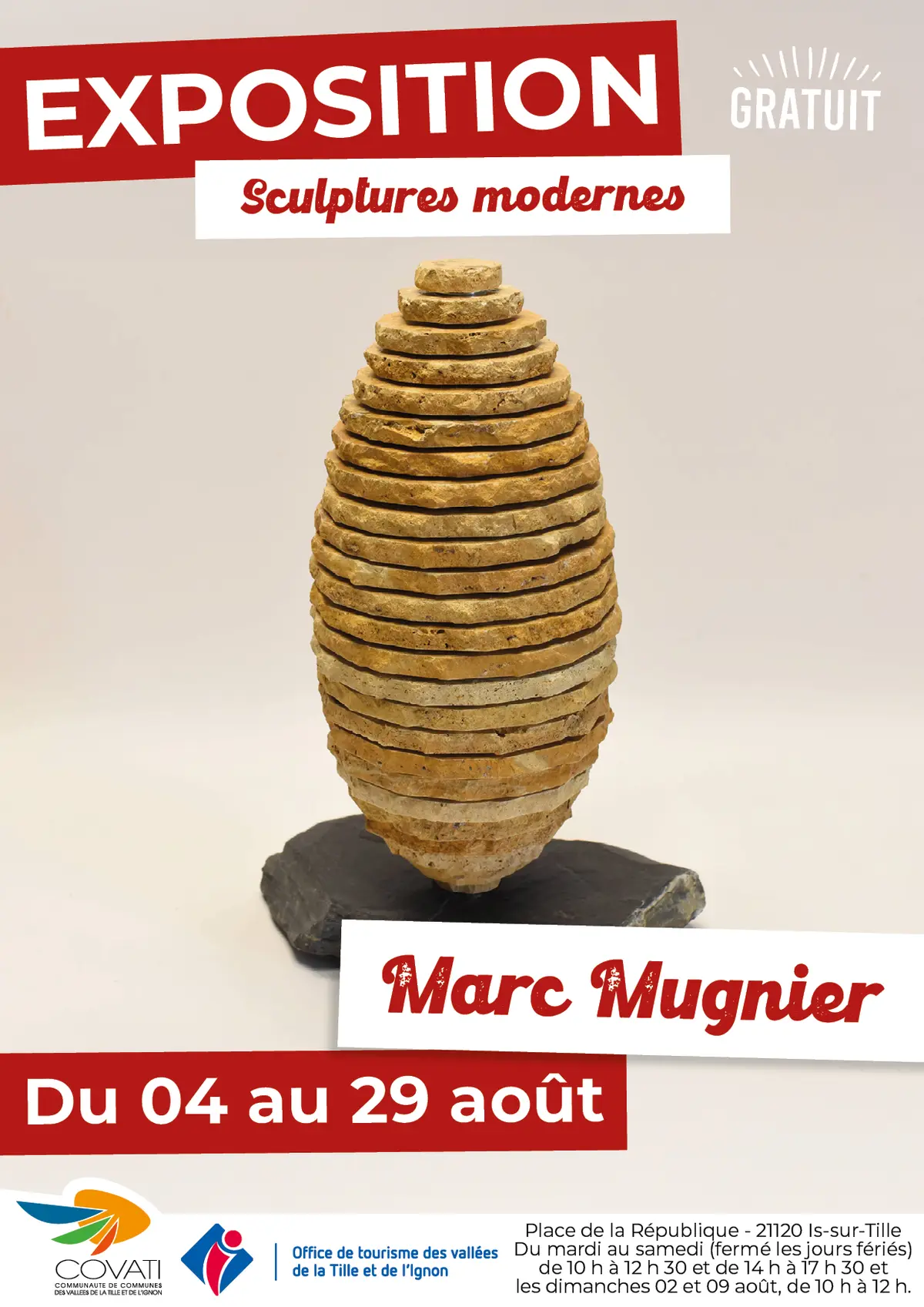 Exposition de sculptures modernes, par Marc Mugnier