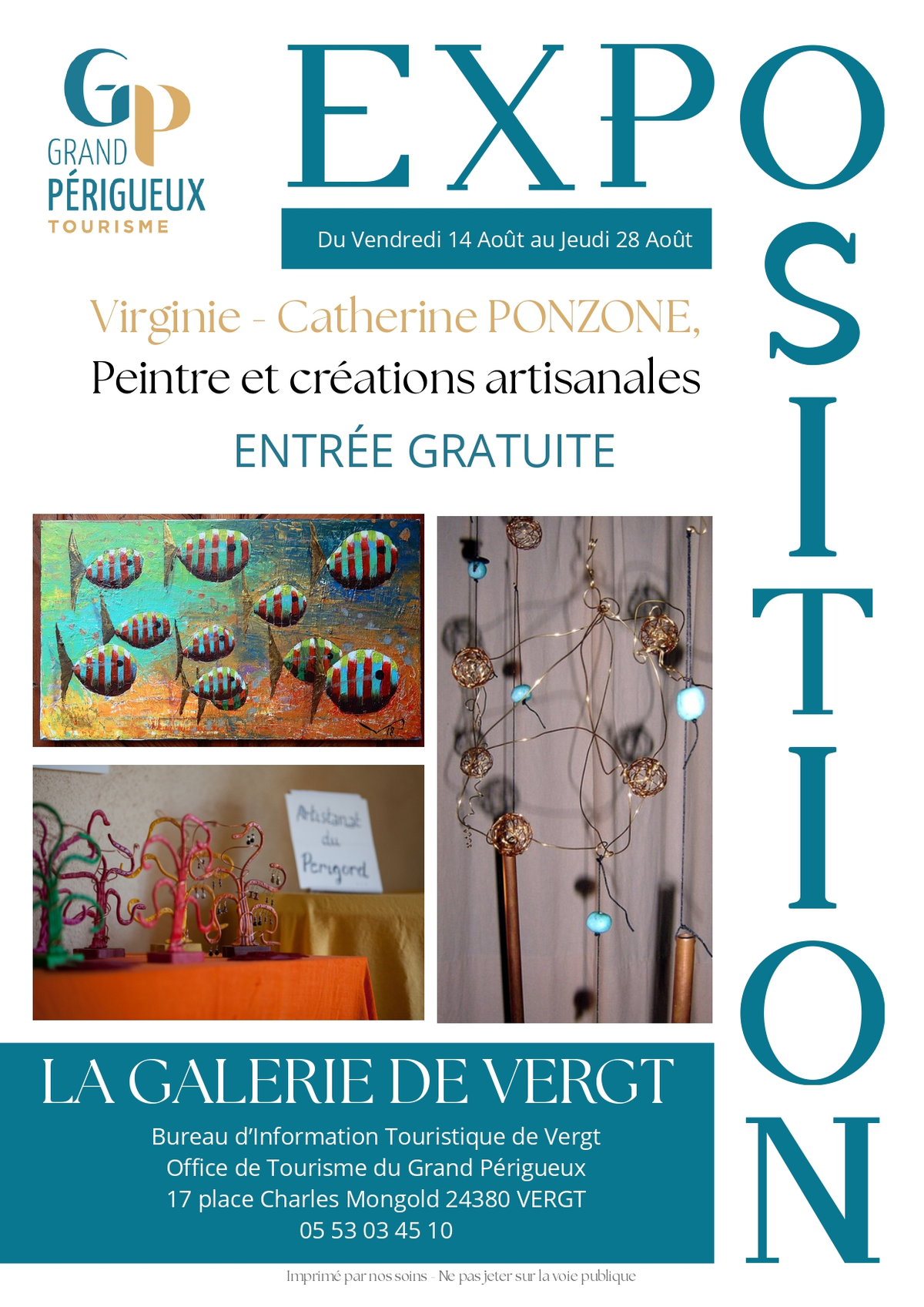Exposition de Virgine-Catherine PONZONE
