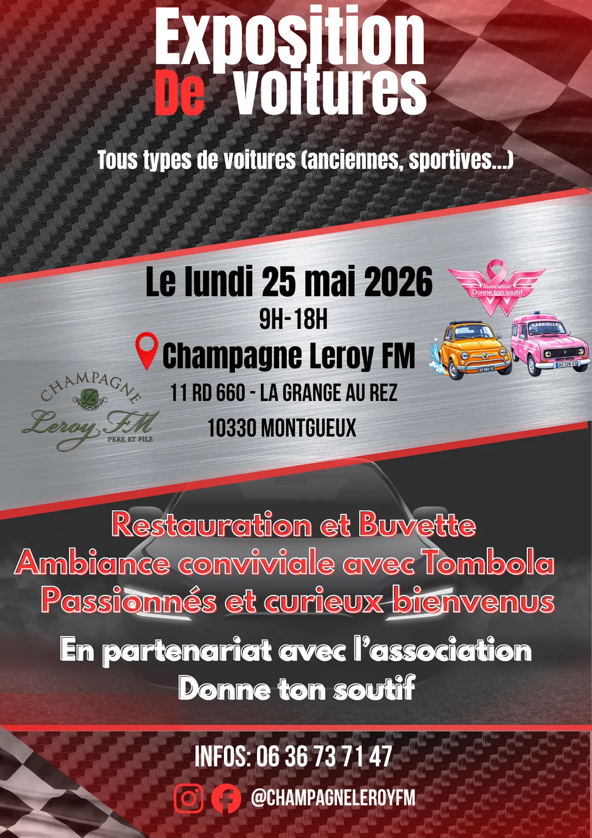 Exposition de voitures
