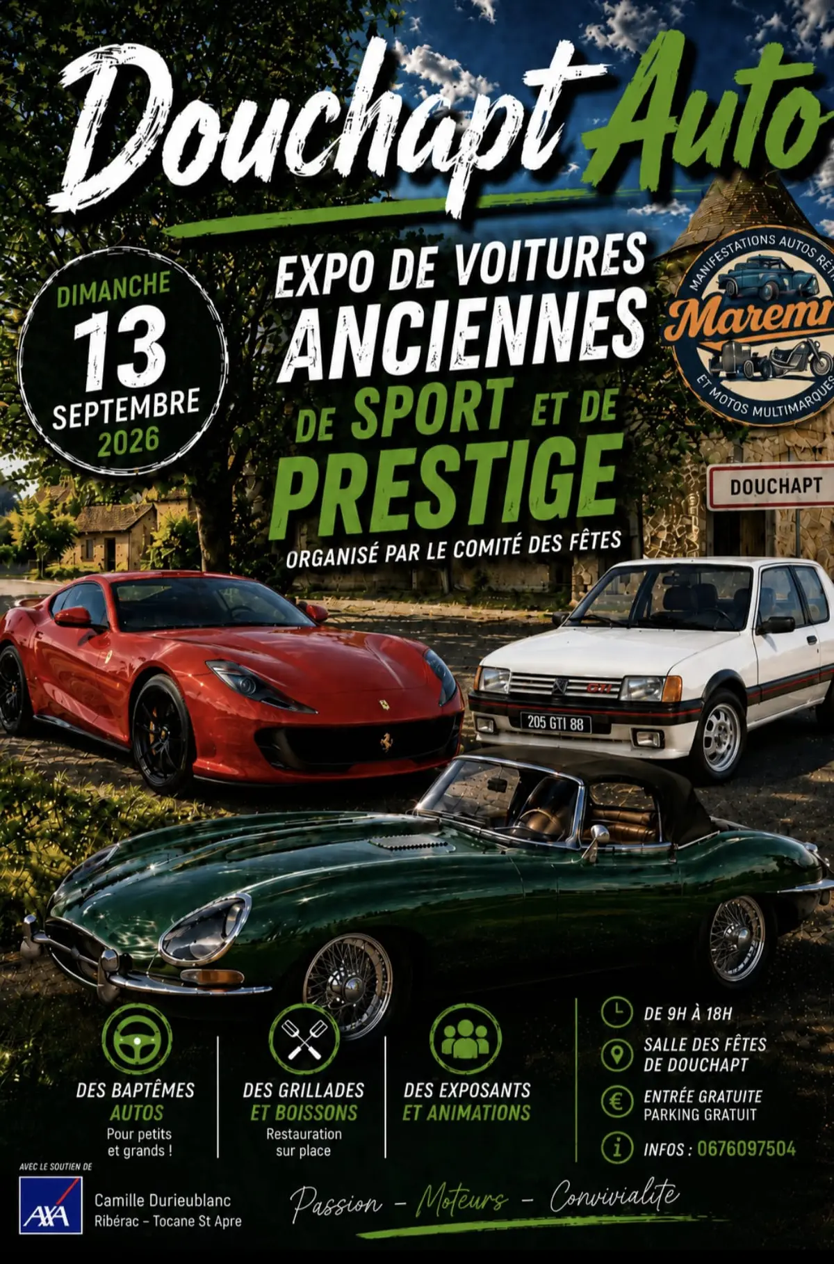 Exposition de voitures anciennes