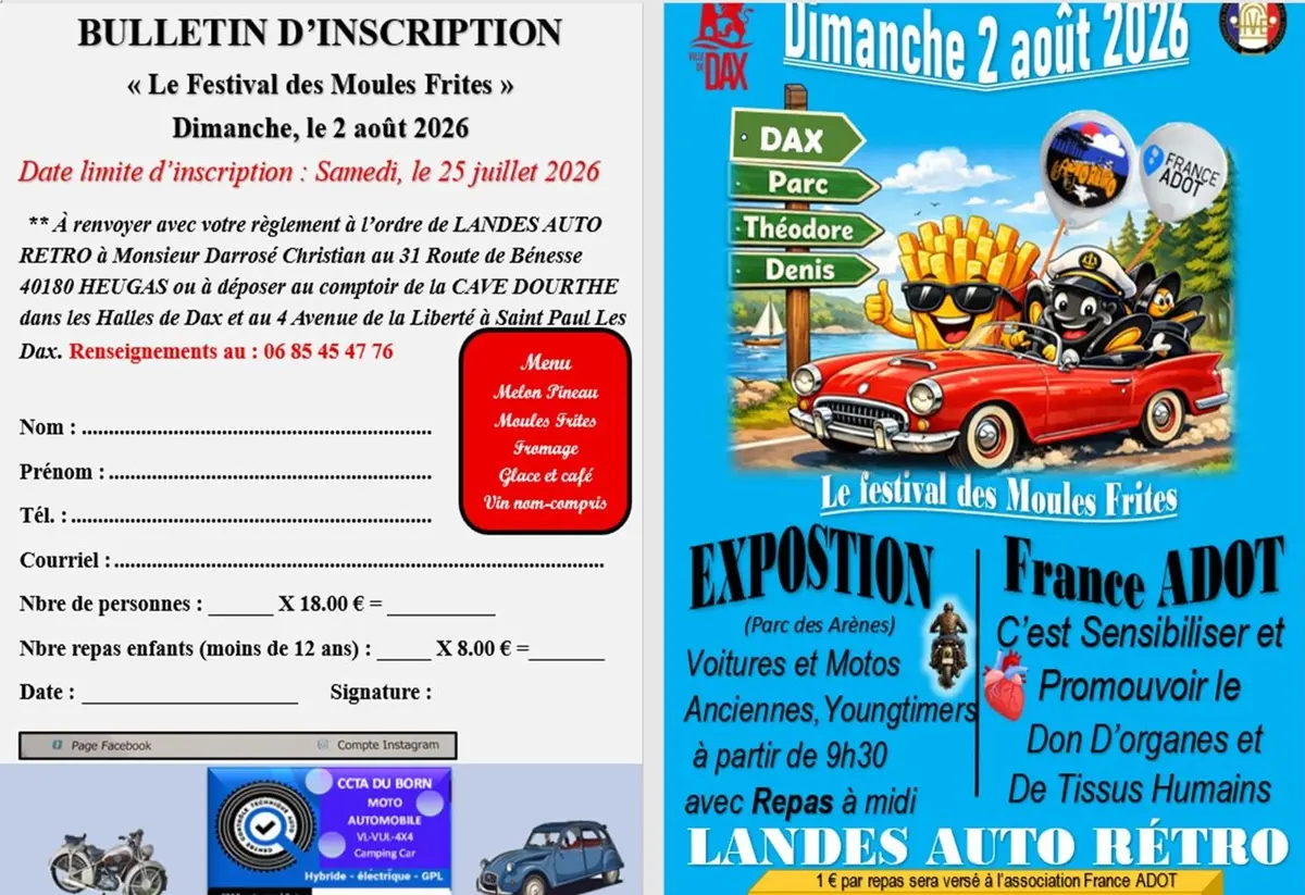 Exposition de voitures et motos anciennes