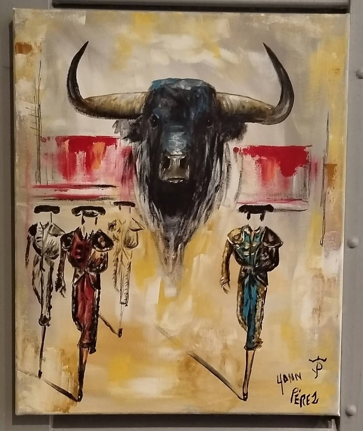 Exposition de Yann Perez - Peintures taurines