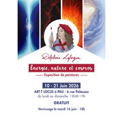 Exposition: Delphine Lafargue - énergie, nature et cosmos