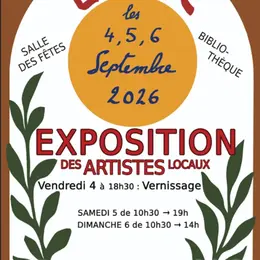 Exposition des artistes locaux