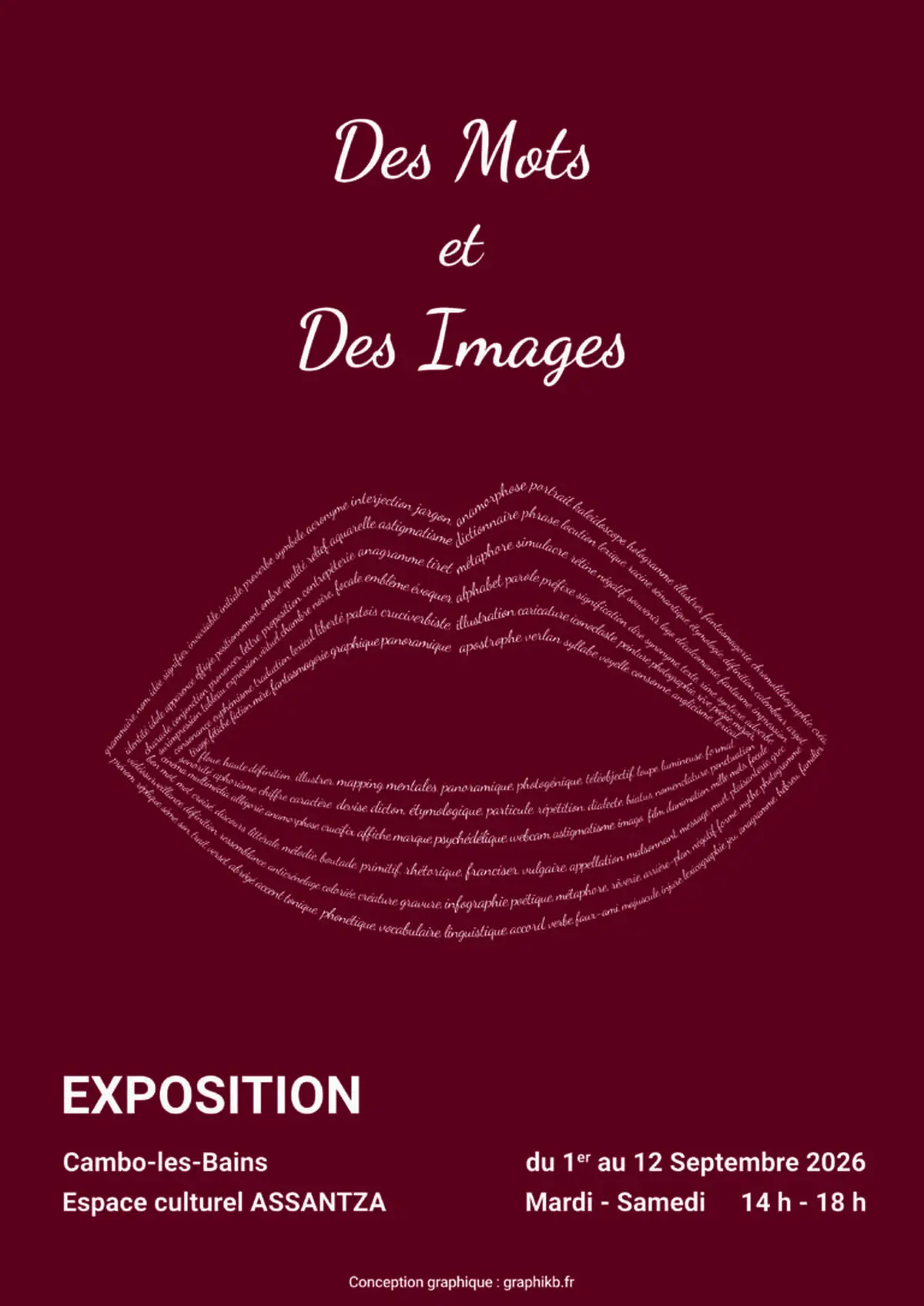 Exposition  Des mots et des images 