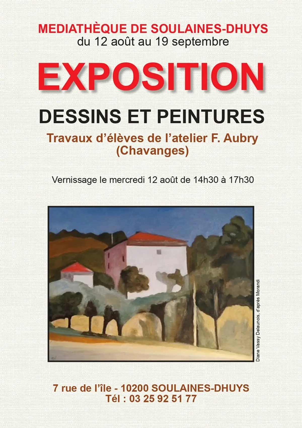 Exposition : Dessins et peintures