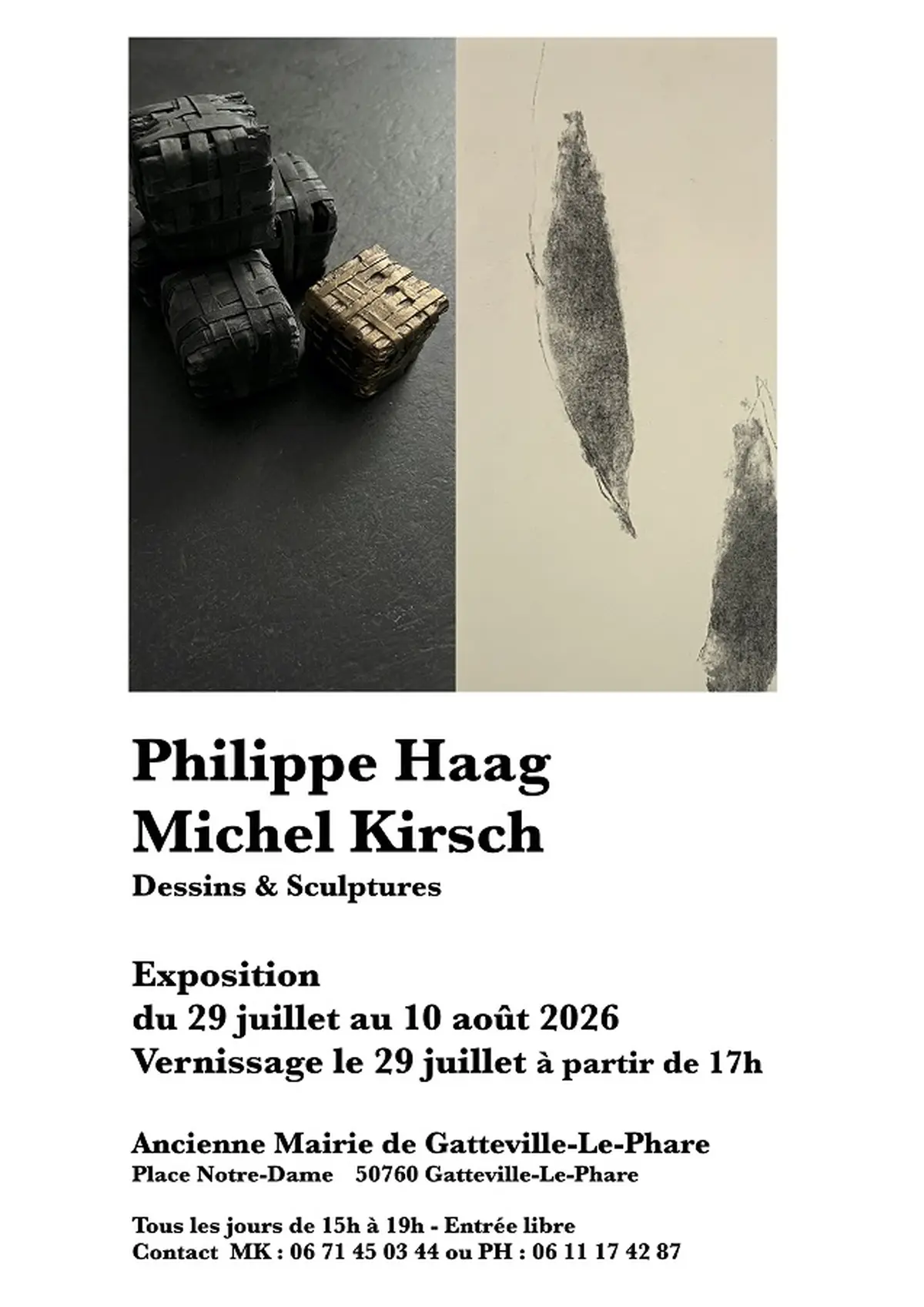 Exposition : Dessins et sculptures