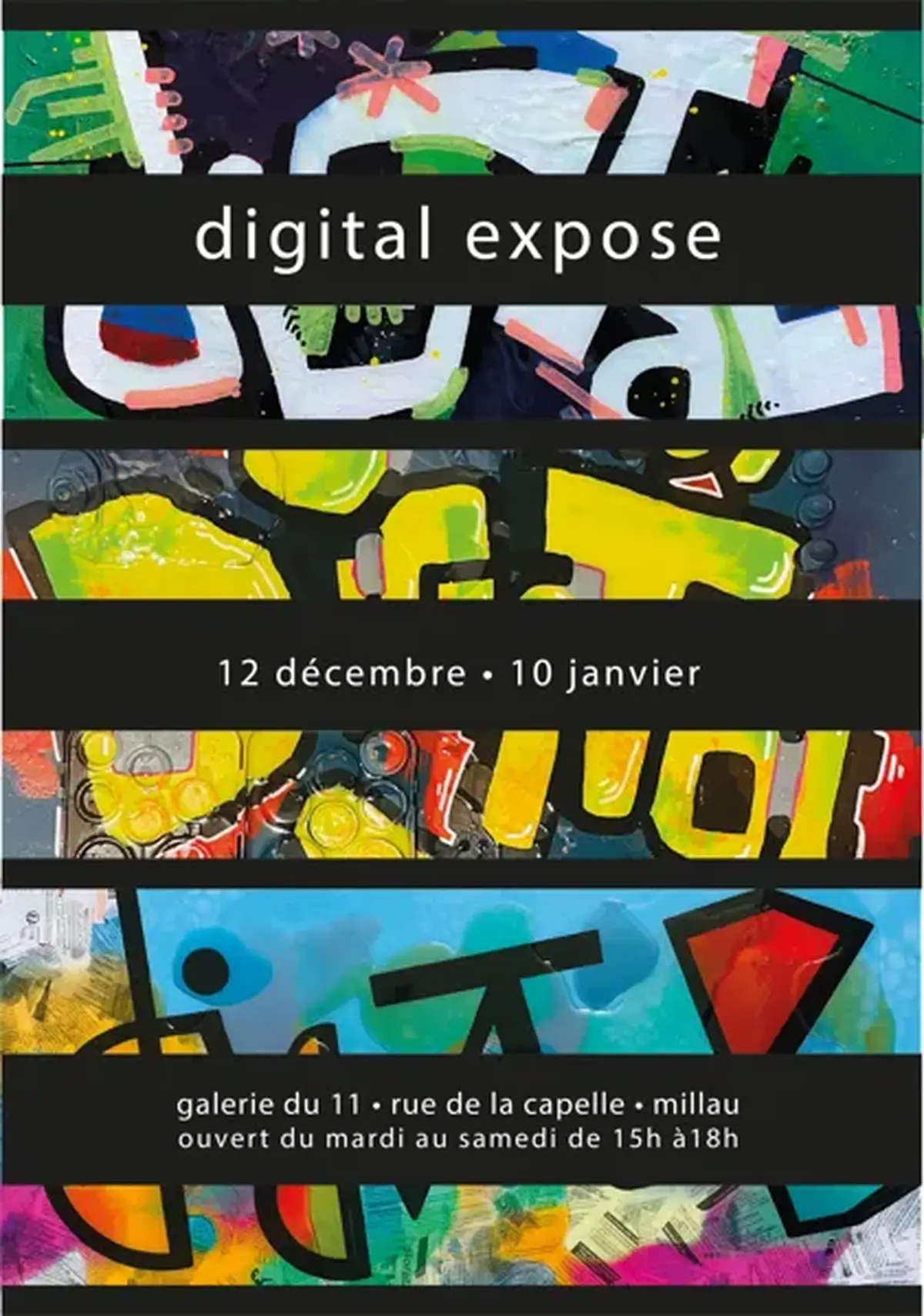 Exposition  Digital - Galerie du 11 rue de la Capelle
