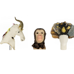 Exposition - Drôles de têtes, Coiffes et masques de spectacle